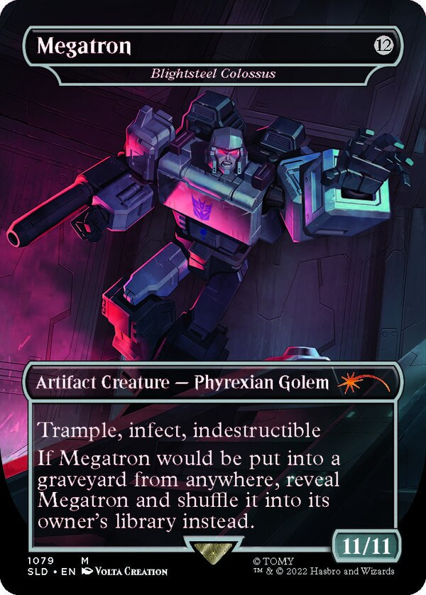 Image Of Magic The Gathering’s Secret Lair Transformers Megatron Card Revealed  (1 of 17)